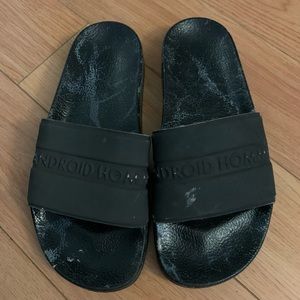 Android Homme Blk Marble Beach Sandal, 7